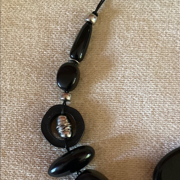 Chico’s Elegant Black and White Necklace - Picture 7 of 12